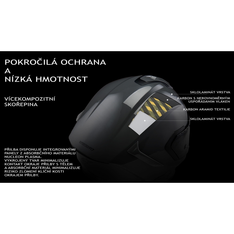 Kask motocyklowy integralny Alpinestars S-R7 Solid matowo czarny