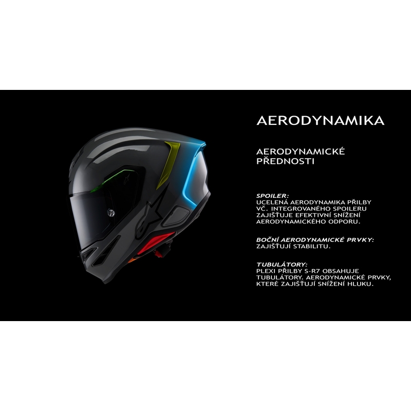 Kask motocyklowy integralny Alpinestars S-R7 Solid matowo czarny