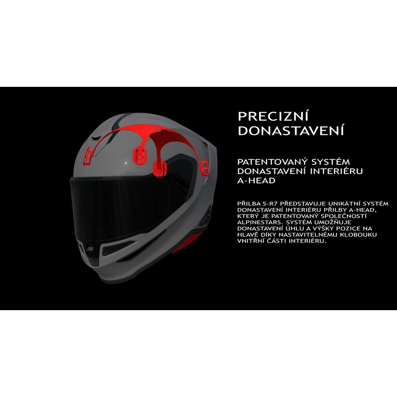 Kask motocyklowy integralny Alpinestars S-R7 Solid matowo czarny