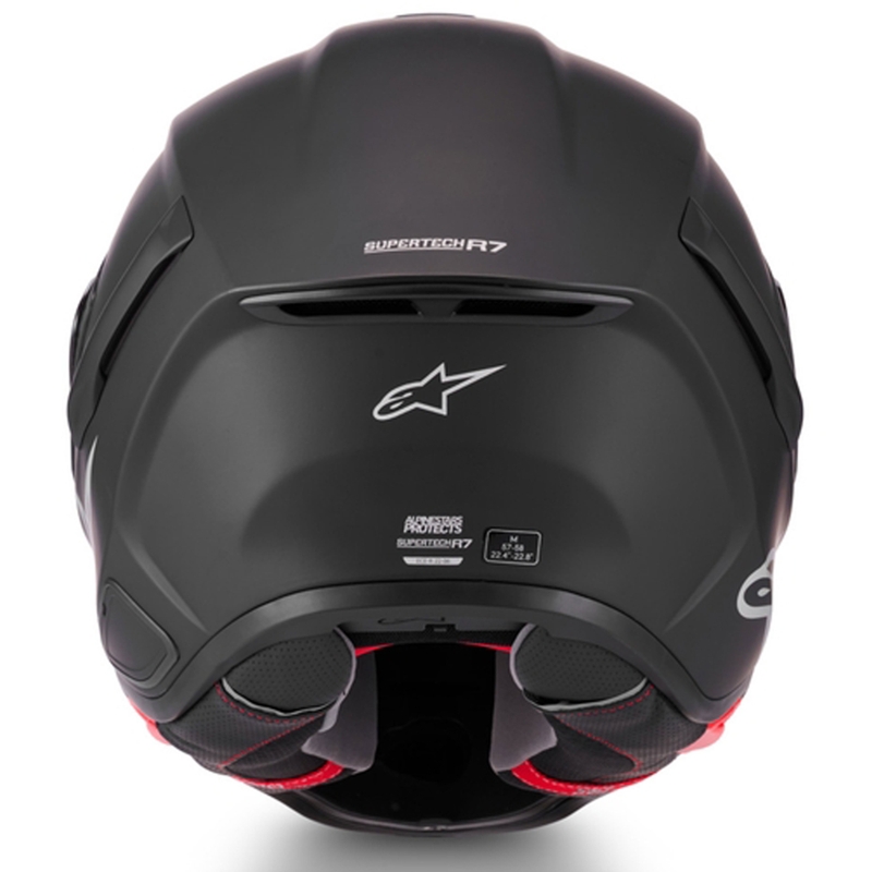 Kask motocyklowy integralny Alpinestars S-R7 Solid matowo czarny