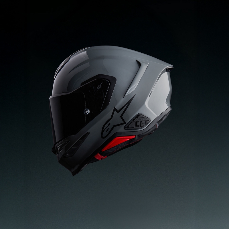 Kask motocyklowy integralny Alpinestars S-R7 Solid szary