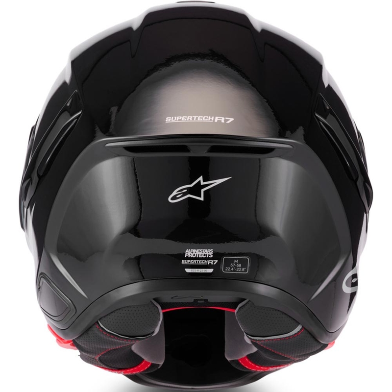 Kask motocyklowy integralny Alpinestars S-R7 Solid czarny