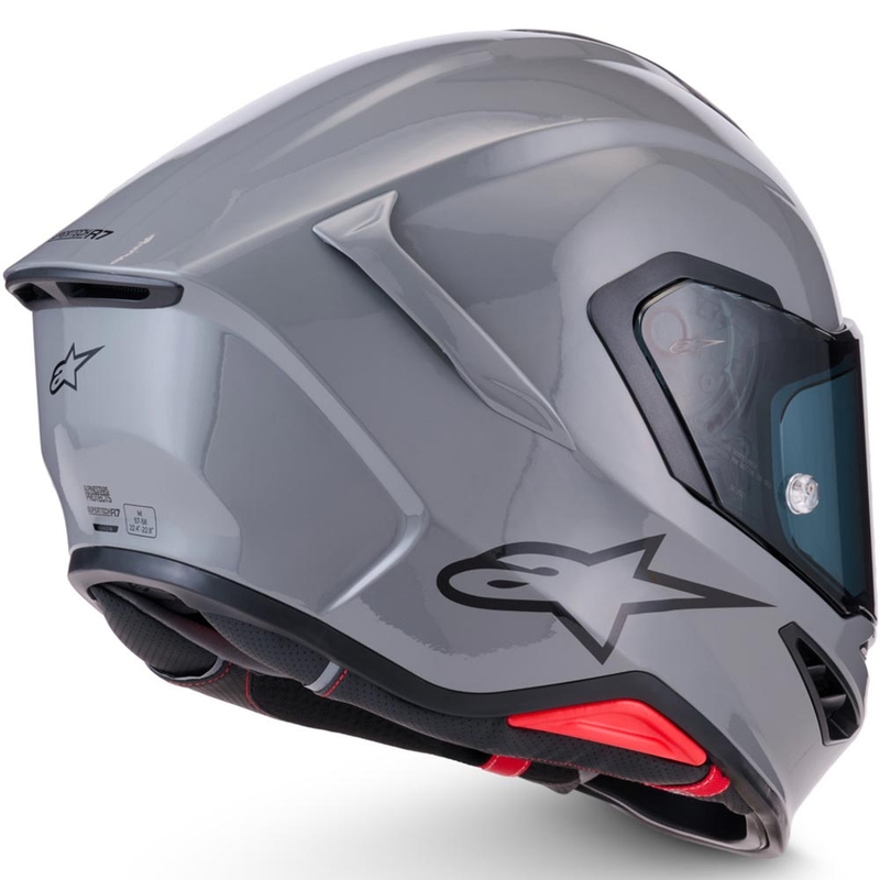 Kask motocyklowy integralny Alpinestars S-R7 Solid szary