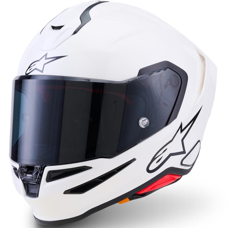 Kask motocyklowy integralny Alpinestars S-R7 Solid biały
