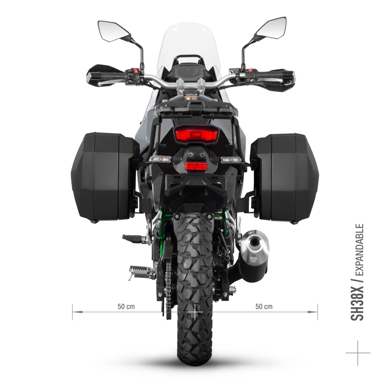 3P System fitting kit SHAD for KAWASAKI KLE 500 / SE (2025<) 2026-2026
