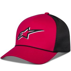 Czapka Alpinestars Ageless Shadow Trucker w kolorze czerwono-czarnym