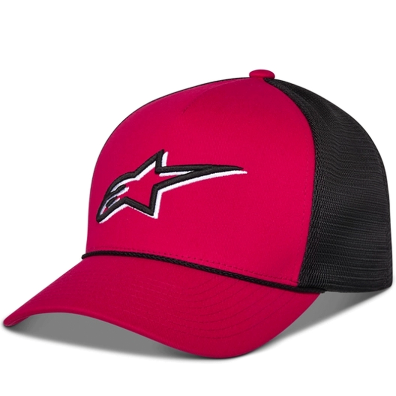 Czapka Alpinestars Ageless Shadow Trucker w kolorze czerwono-czarnym