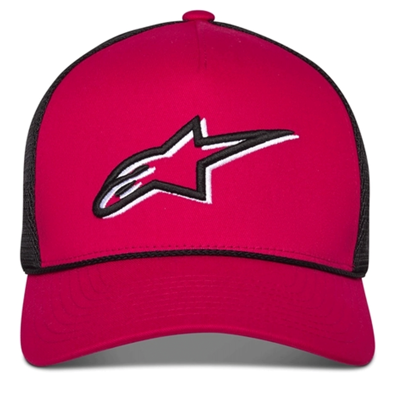 Czapka Alpinestars Ageless Shadow Trucker w kolorze czerwono-czarnym