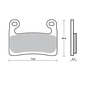 Brake pads BREMBO 07GR90SA