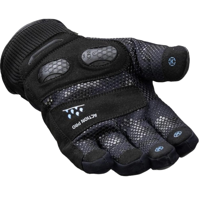 Rękawice motocyklowe wodoodporne Knox Action PRO w kolorze czarnym