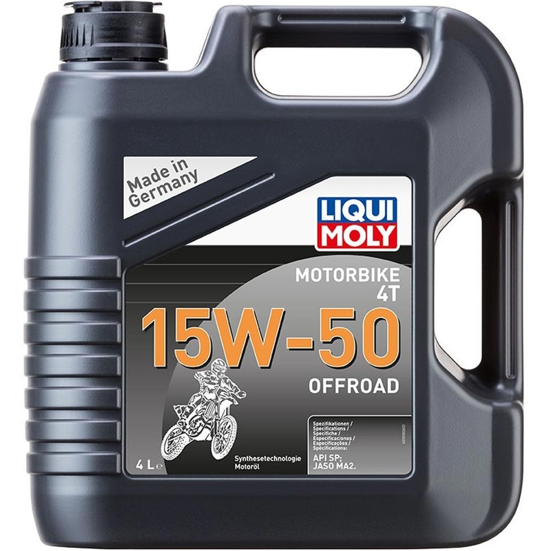 Olej silnikowy syntetyczny LIQUI MOLY Motorbike 4T 15W50 Offroad 4 l