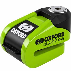 Blokada hamulca tarczowego Oxford Quartz Alarm XA6 – edycja limitowana, kolor zielony