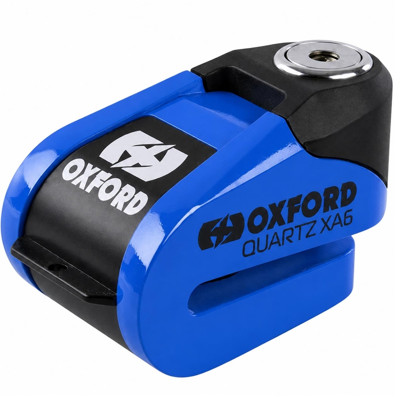 Blokada hamulca tarczowego Oxford Quartz Alarm XA6 – edycja limitowana, niebieska