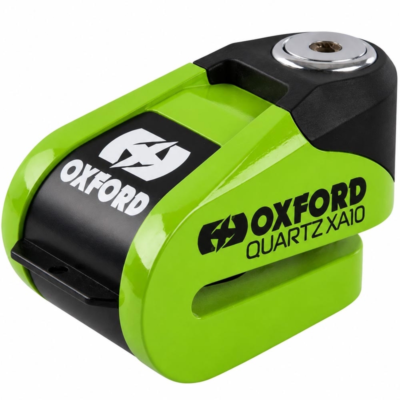 Blokada hamulca tarczowego Oxford Quartz Alarm XA10 – edycja limitowana, kolor zielony