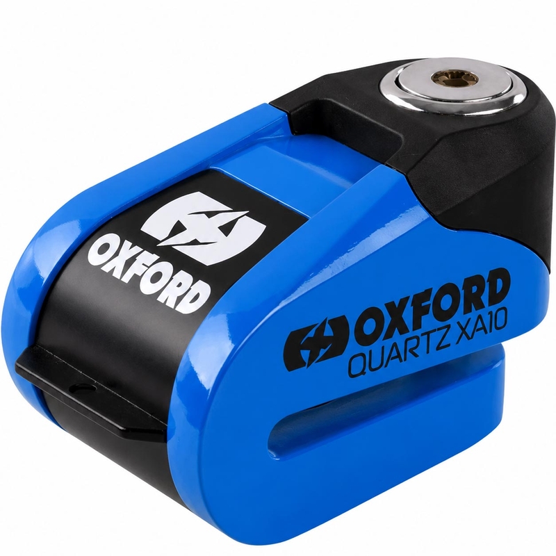 Blokada hamulca tarczowego Oxford Quartz Alarm XA10 – edycja limitowana, niebieska