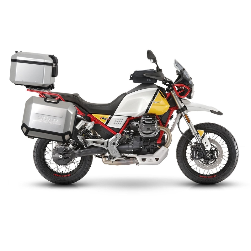 4P System fitting kit SHAD (for cases and bags TERRA and SH38X) for MOTO GUZZI V 85 TT 850 / Travel 2019-2023