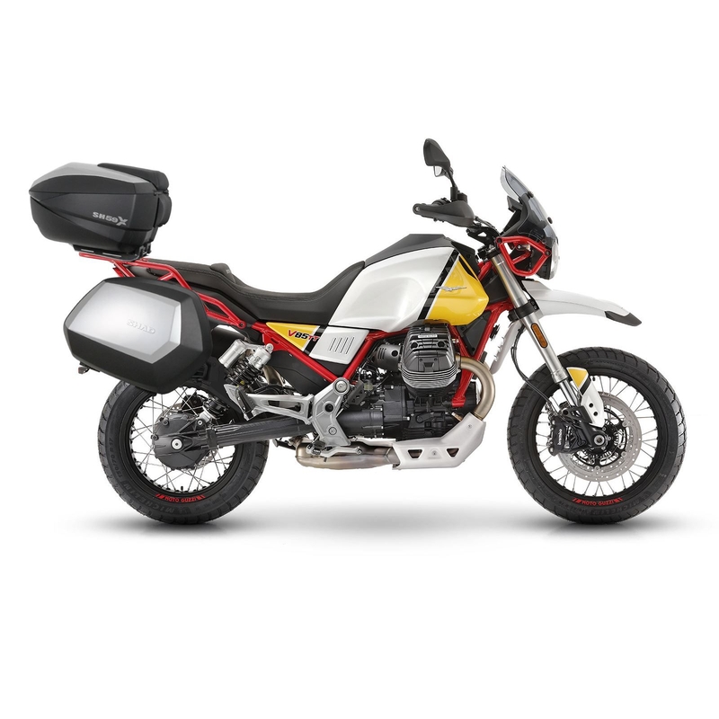 4P System fitting kit SHAD (for cases and bags TERRA and SH38X) for MOTO GUZZI V 85 TT 850 / Travel 2019-2023