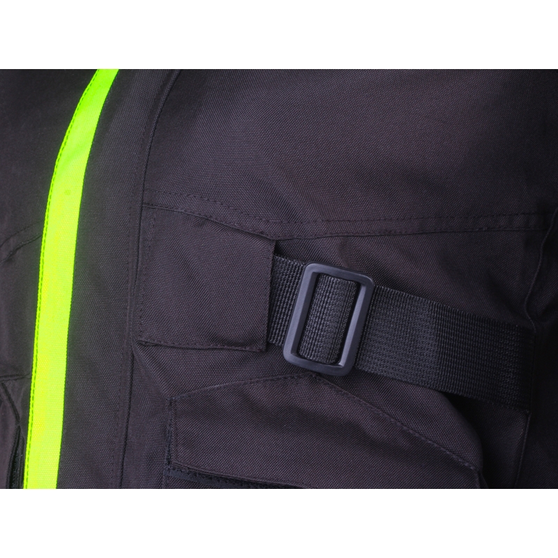 Dziecięca kurtka motocyklowa Street Racer Drago czarno-fluo żółta wyprzedaż