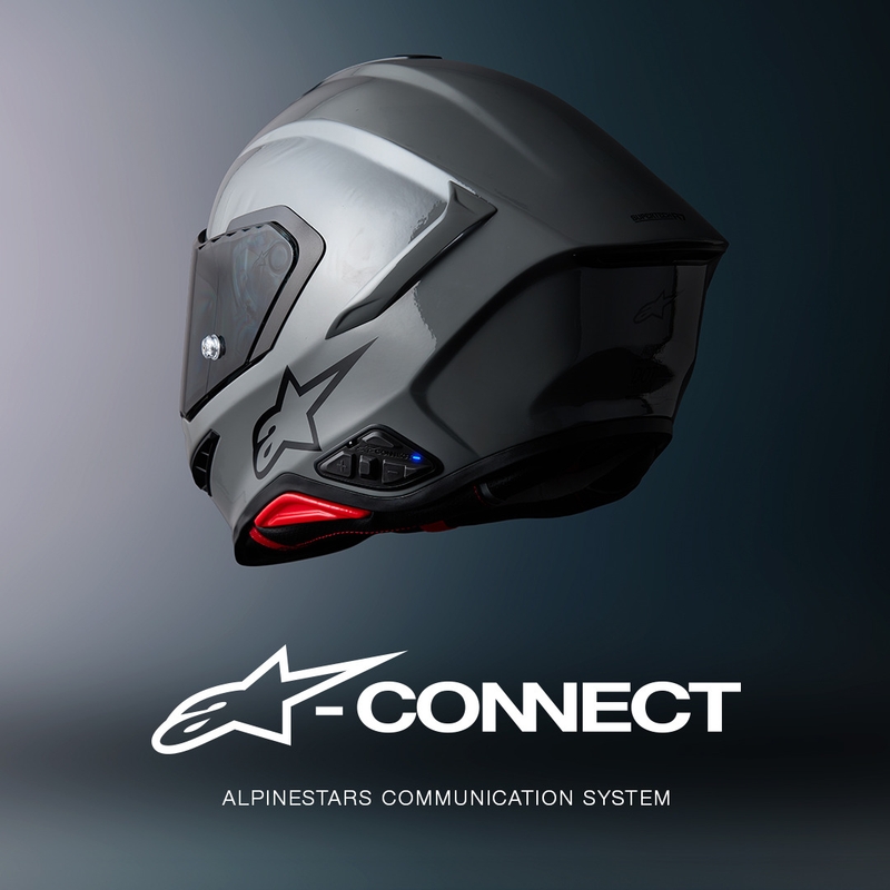 Interkom motocyklowy Bluetooth Alpinestars A-CONNECT system czarny