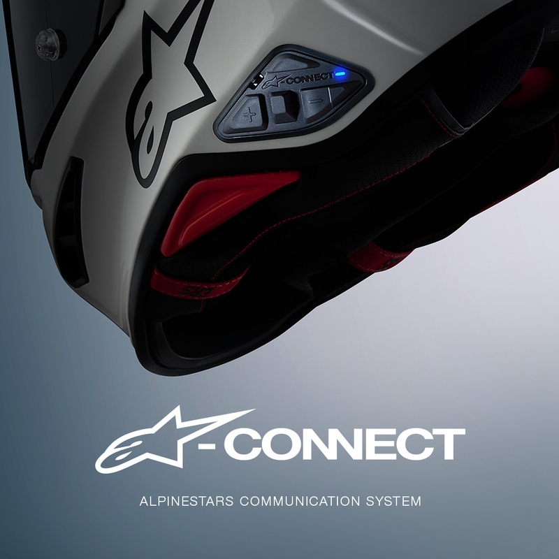 Interkom motocyklowy Bluetooth Alpinestars A-CONNECT system czarny