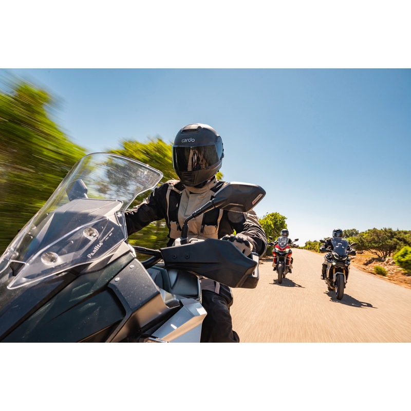 Kask motocyklowy integralny Cardo Beyond GTS czarny