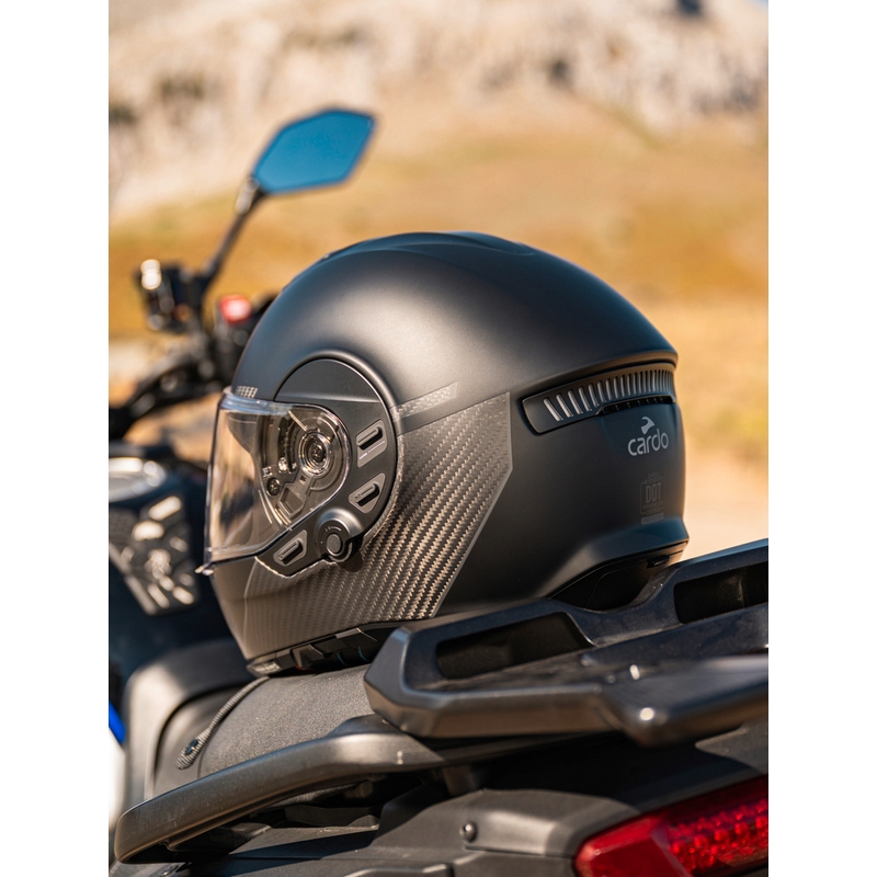 Kask motocyklowy integralny Cardo Beyond GTS czarny