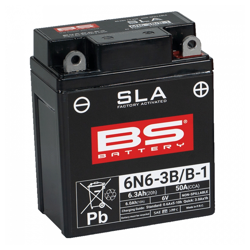 Factory activated battery BS-BATTERY