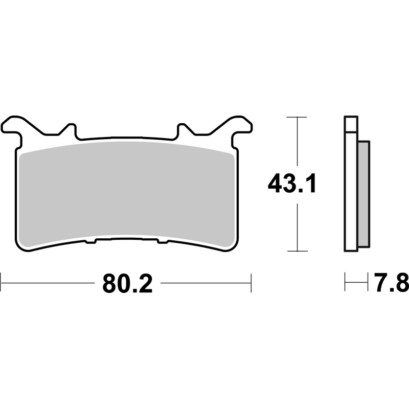 Brake pads BREMBO