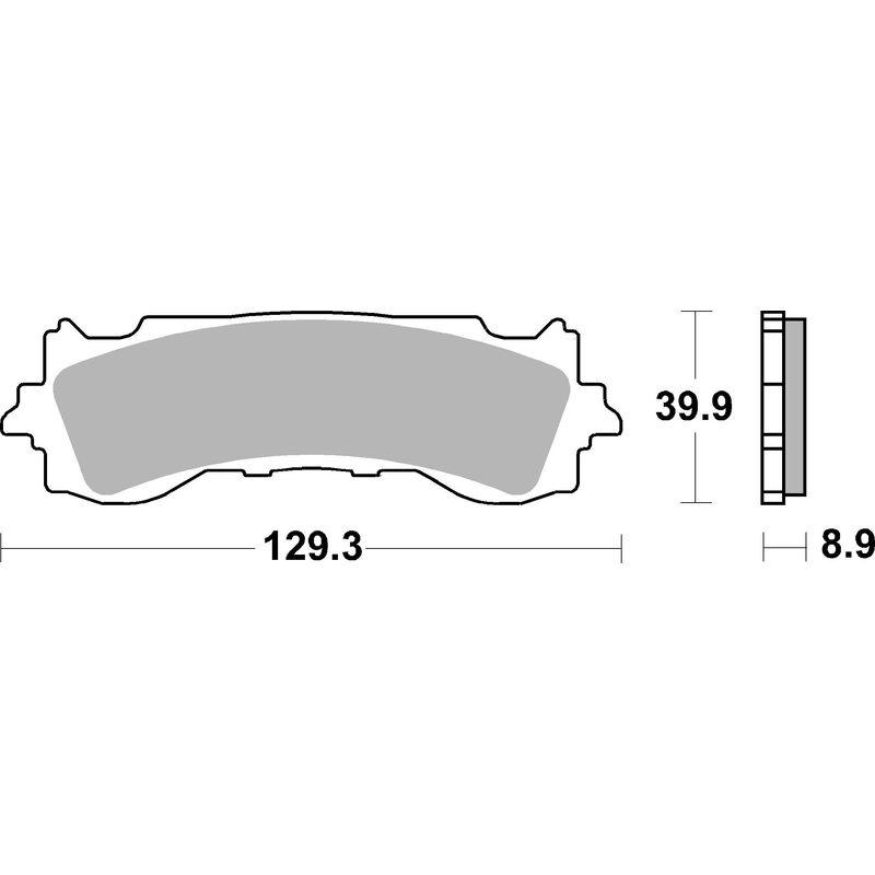 Brake pads BREMBO