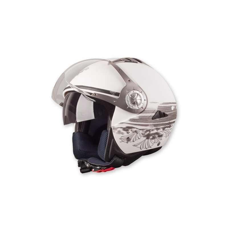 Kask motocyklowy otwarty LS2 TOMCAT Chrono biały