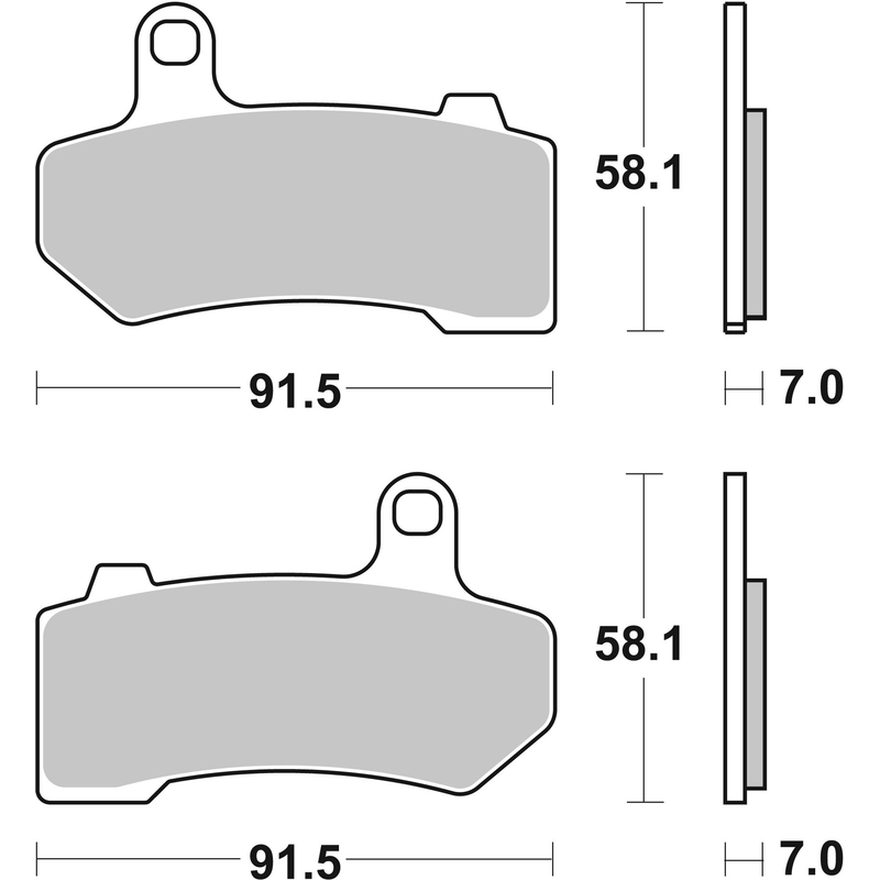 Brake pads BREMBO