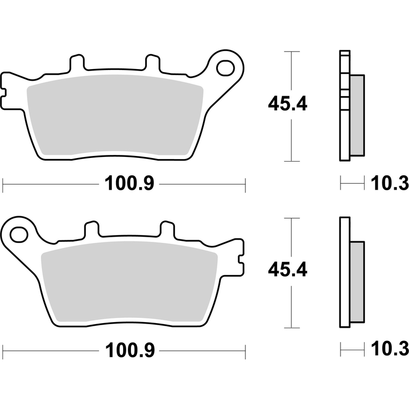 Brake pads BREMBO for YAMAHA MXT 850 Niken / GT 2018-2022