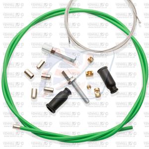 Universal throttle cable kit Venhill U01-4-100-GR 6mm OUTER (1.35m) Green