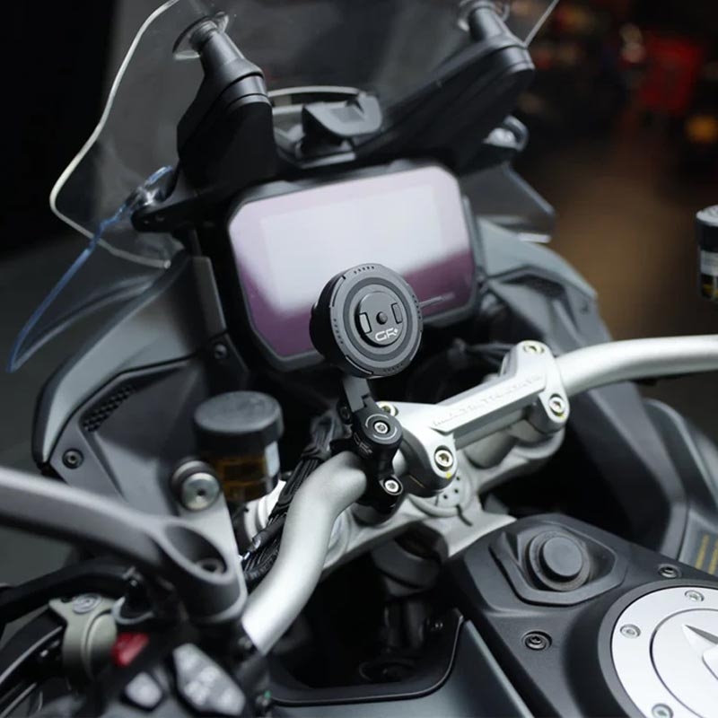 Uchwyt na telefon na kierownicę motocykla z regulowanym ramieniem GRxplore MT11 czarny