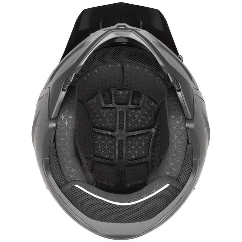 Kask motocyklowy modułowy Cassida Cross Country Code biało-czerwono-niebiesko-czarny