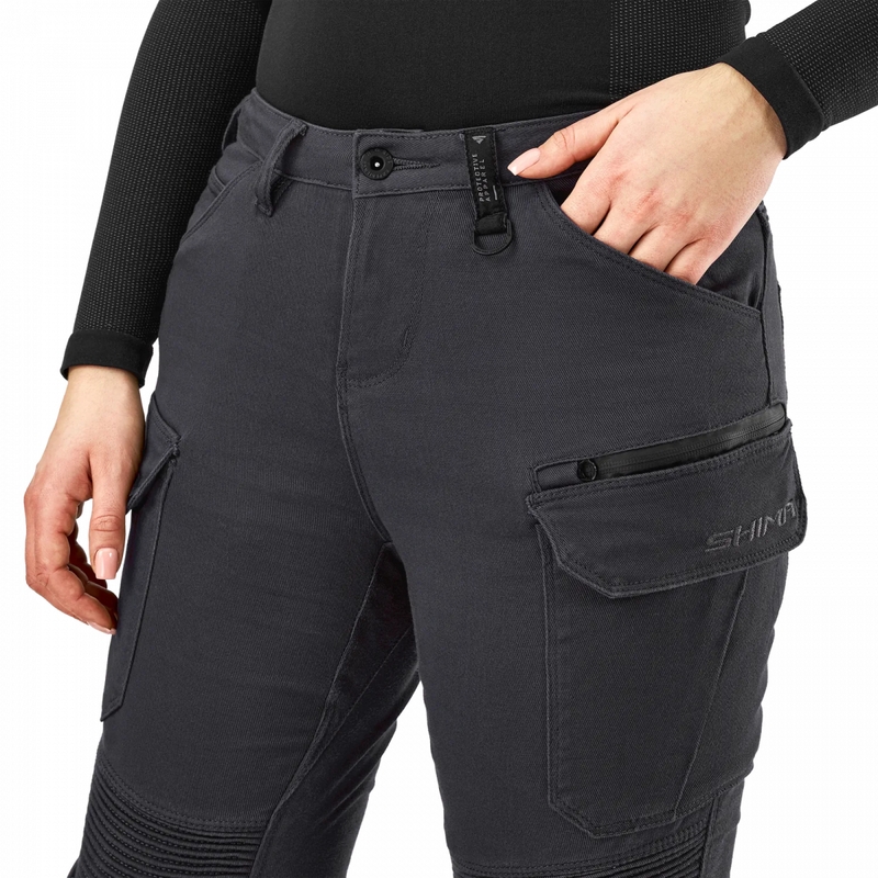 Spodnie motocyklowe damskie Shima Giro 3.0, szare