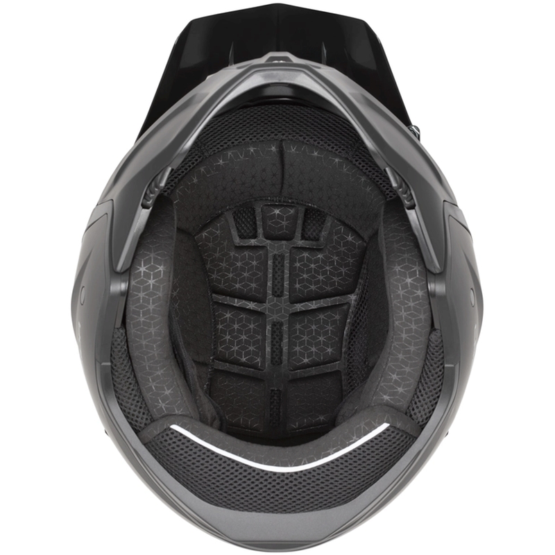 Kask motocyklowy modułowy Cassida Cross Country Code matowy zielono-szaro-czarny