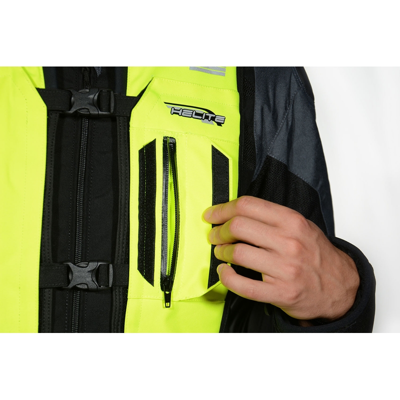 Kamizelka z poduszką powietrzną HELITE Turtle 2 fluo żółta