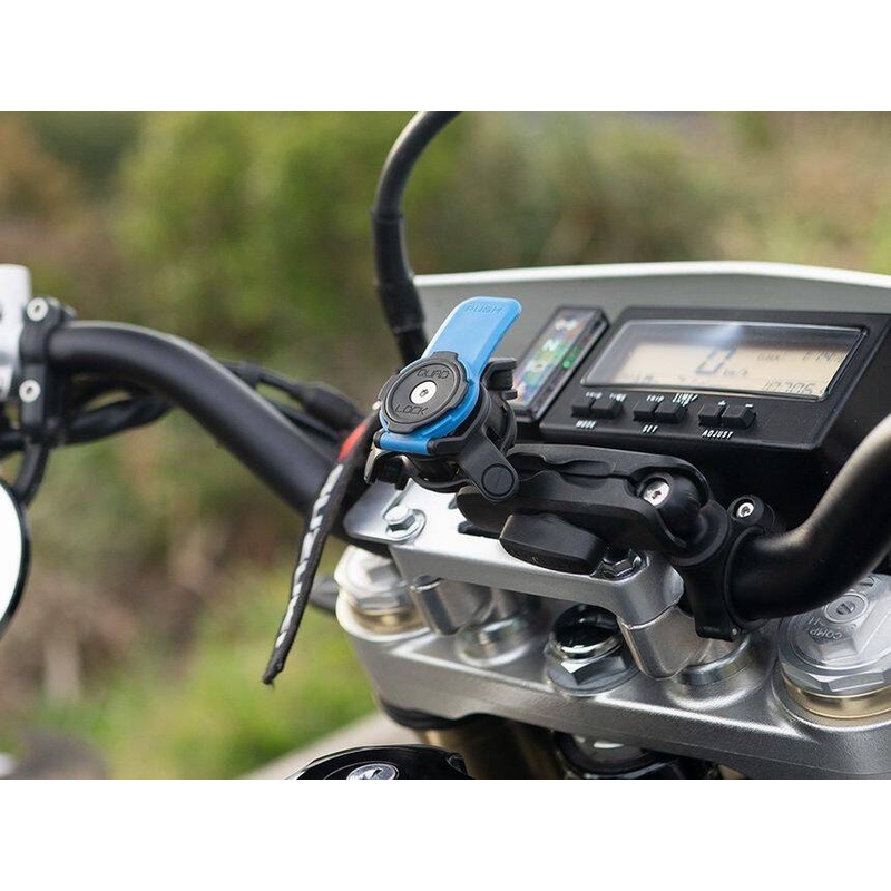 Głowica uchwytu telefonu Quad Lock® 360 z dźwignią zwalniającą niebiesko-czarna