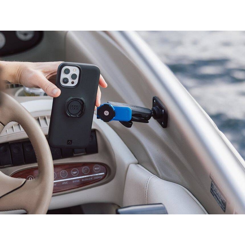 Głowica uchwytu telefonu Quad Lock® 360 z dźwignią zwalniającą niebiesko-czarna