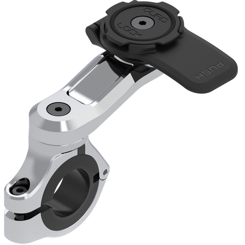 Uchwyt na telefon Quad Lock® PRO na kierownicę, chromowany