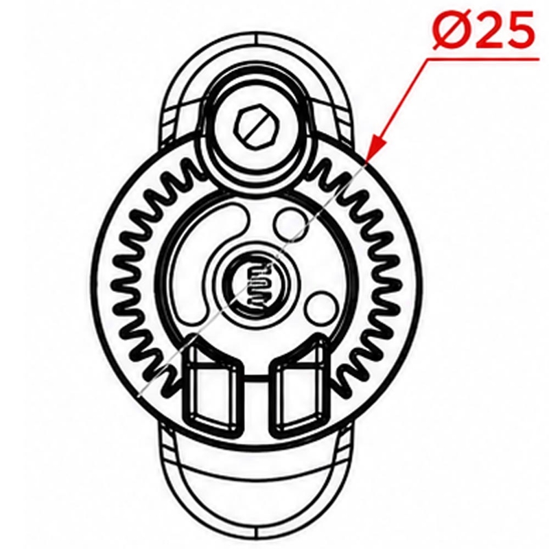 Quad Lock® 360 V2 Mała podstawa uchwytu telefonu, czarna