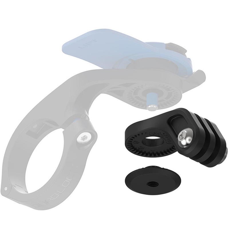 Adapter do kamery sportowej/lampy Quad Lock® w kolorze czarnym
