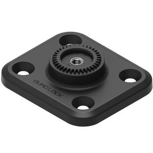 Quad Lock® 360 Płaska podstawa Czarna