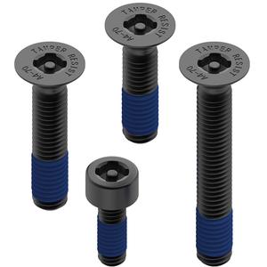 Zestaw śrub antykradzieżowych Quad Lock® w kolorze czarnym