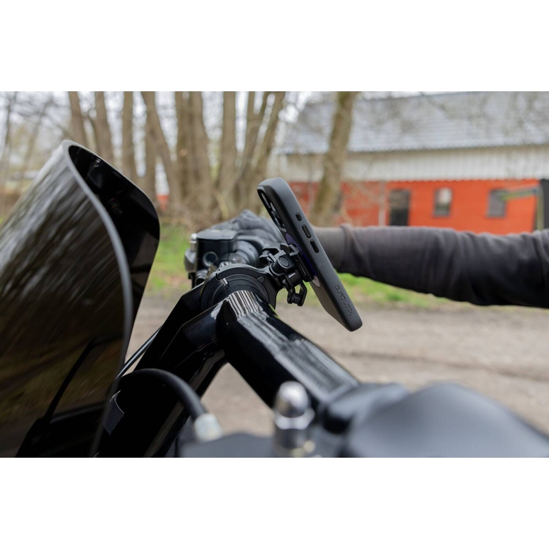 Uchwyt na telefon Quad Lock® PRO na kierownicę, duży, czarny