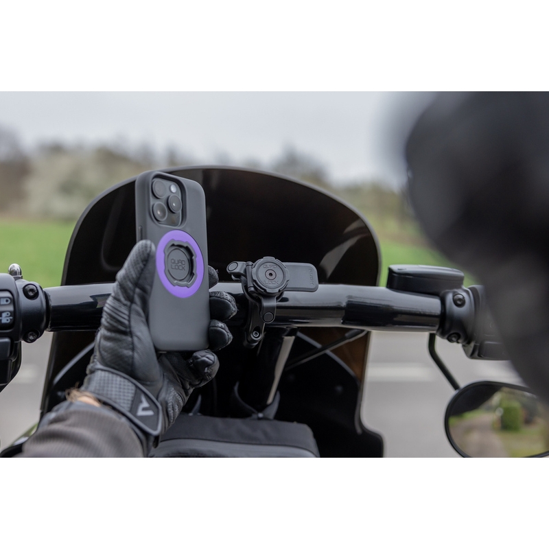 Uchwyt na telefon Quad Lock® PRO na kierownicę, duży, czarny
