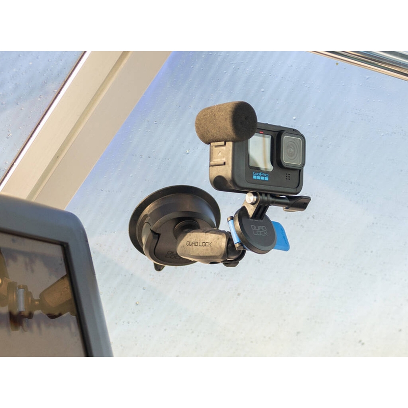 Adapter do kamery sportowej Quad Lock® – standardowy Go Pro, czarny