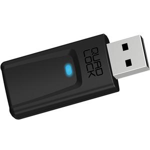 Bezprzewodowy adapter Quad Lock® CarPlay/Android Auto w kolorze czarnym