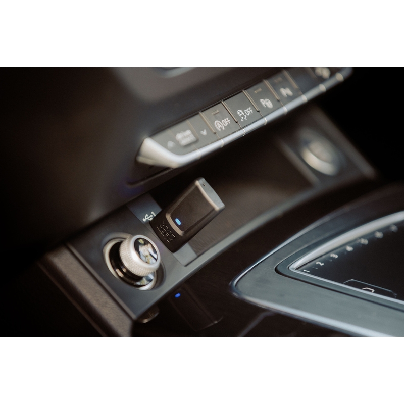 Bezprzewodowy adapter Quad Lock® CarPlay/Android Auto w kolorze czarnym